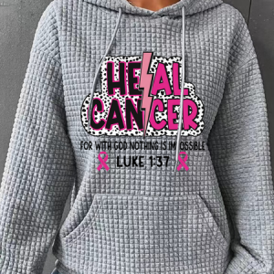 Heal Cancer Svg Png, Breast Cancer Warrior Christian Simple Loose Hoodie, Hoodies&Sweatshirts, Lilicloth.com