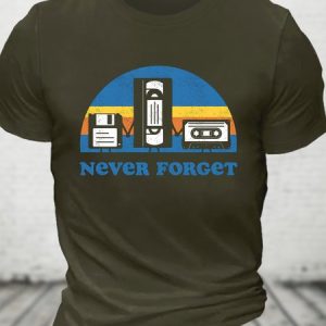 Never Forget Cotton T-shirt, T-shirts, Lilicloth.com