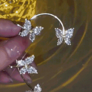 1pcs Full Rhinestone Butterfly Ear Climber, women Earrings, ChicMe catalog