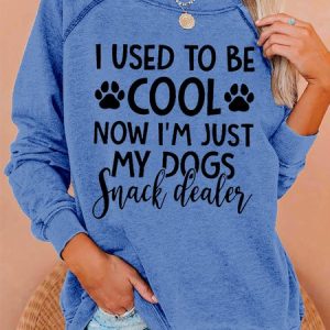 Womens Funny Dog Lover Crew Neck Sweatshirt, Hoodies&Sweatshirts, Lilicloth.com
