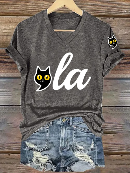 Women's Cat Lady Tee, T-shirts, Lilicloth.com