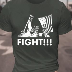 Fight Men's Cotton T-Shirt, T-shirts, Lilicloth.com