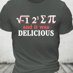 I Ate Sum Pi Cotton T-Shirt, T-shirts, Lilicloth.com