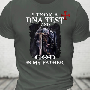 I Took A Dna Test And God Is My Father Cotton T-Shirt, T-shirts, Lilicloth.com