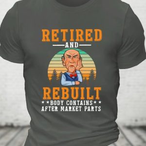 Retired And Rebuilt Cotton T-shirt, T-shirts, Lilicloth.com