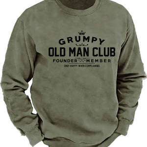 Grumpy Old Man Club Sweatshirt, Hoodies&Sweatshirts, Lilicloth.com
