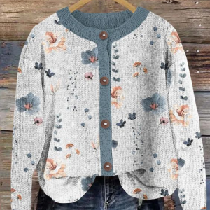 Floral Casual Cardigan, Cardigans, Lilicloth.com