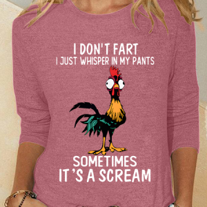 I Don't Fart Funny Fart Casual Long Sleeve Shirt, Long sleeves, Lilicloth.com
