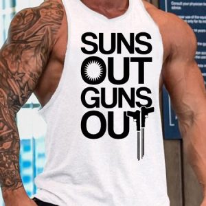 SUNS OUT GUNS OUT MEN'S TOP, Tank Tops, Lilicloth.com