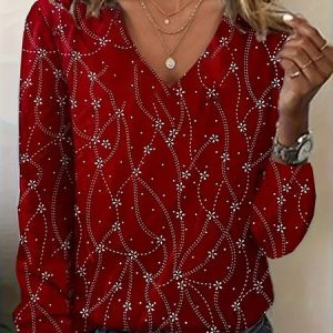 Christmas Long sleeve Shirt, Long sleeves, Lilicloth.com