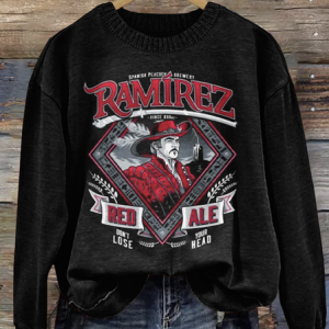 Ramirez Red Beer Round Neck Sweatshirt, Hoodies&Sweatshirts, Lilicloth.com