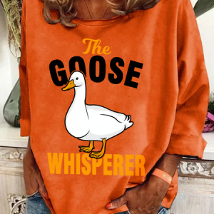 Goose Geese Whisperer Casual Sweatshirt, Hoodies&Sweatshirts, Lilicloth.com