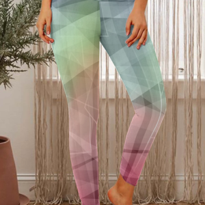 Lilicloth X Paula Geometric Women's Leggings, Leggings, Lilicloth.com