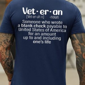 Veteran Men's Short Sleeve T-Shirt, T-shirts, Lilicloth.com