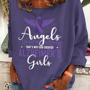 Alzheimer's Girls Casual Sweatshirt, Hoodies&Sweatshirts, Lilicloth.com