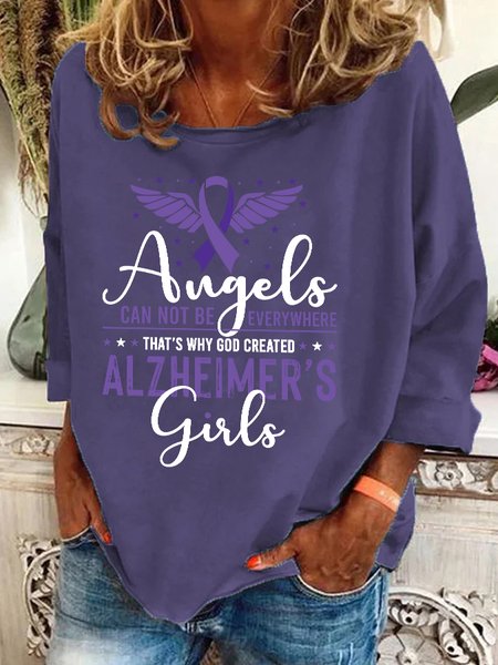 Alzheimer's Girls Casual Sweatshirt, Hoodies&Sweatshirts, Lilicloth.com