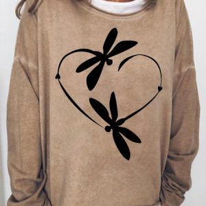 Dragonfly Women's Sweatshirt, Hoodies&Sweatshirts, Lilicloth.com