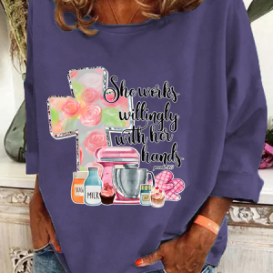 Proverbs 31 Baker Casual Sweatshirt, Hoodies&Sweatshirts, Lilicloth.com