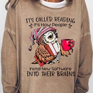 Women's It's Called Reading Casual Sweatshirt, Hoodies&Sweatshirts, Lilicloth.com
