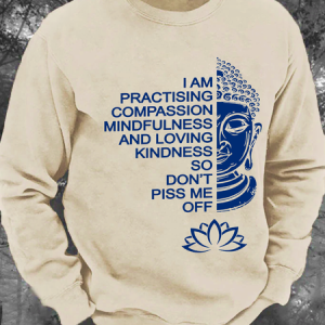 Meditation Buddha Men's Casual Sweatshirt, Hoodies&Sweatshirts, Lilicloth.com