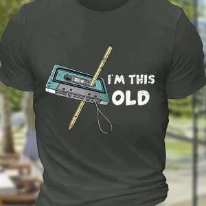 I'm This Old Men's Cotton T-Shirt, T-shirts, Lilicloth.com