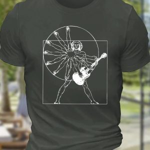 Jesus plays the harp Men's Cotton T-Shirt, T-shirts, Lilicloth.com