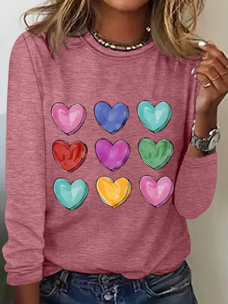 Love Casual Long Sleeve Shirt, Long sleeves, Lilicloth.com