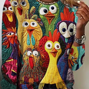 Chicken color long sleeves shirt, Long sleeves, Lilicloth.com