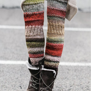 Vintage Plaid Long Leggings, Leggings, color:Multicolor|size:5XL, catalog Noracora shop