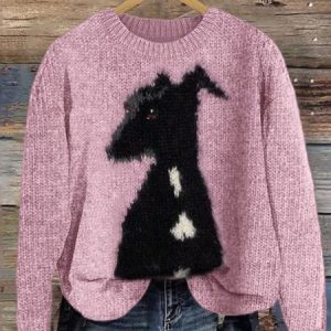 Simple Maple Leaf Sweater, Sweaters, Lilicloth.com