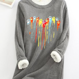 Women's Crew Neck Text Letters Casual Spring/Fall Long Sleeve Sweatshirt, JustFashionNow Sweatshirts & Hoodies, color:Gray|size:XXL,