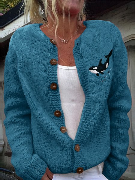 Regular Fit Casual Cardigan, Cardigans, Lilicloth.com