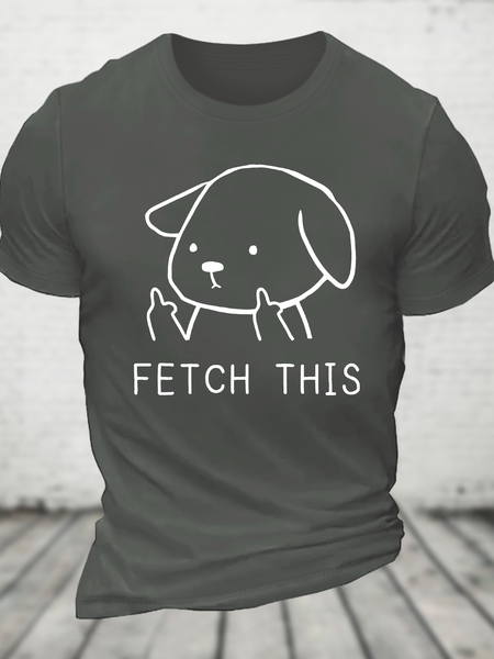 Fetch This Pet Dog Cotton T-Shirt, T-shirts, Lilicloth.com