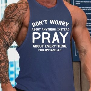 Don't Worry About Anything Men's, Tank Tops, Lilicloth.com