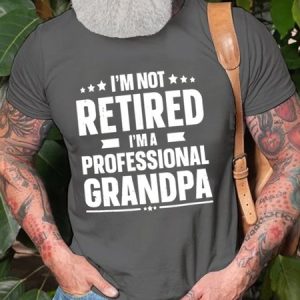 I'm Not Retired I'm A Professional Grandpa Men's T-Shirt, T-shirts, Lilicloth.com