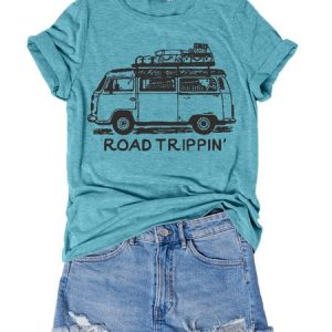 Road Trippin Women's T-Shirt, T-shirts, Lilicloth.com