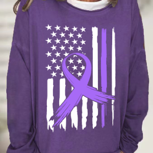 Alzheimer's Awareness Casual Sweatshirt, Hoodies&Sweatshirts, Lilicloth.com