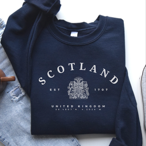 苏格兰旅游地slogan圆领运动衫, Hoodies&Sweatshirts, Lilicloth.com