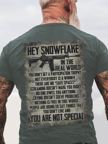 You Are Not Special Back Cotton T-Shirt, Tops, Lilicloth.com