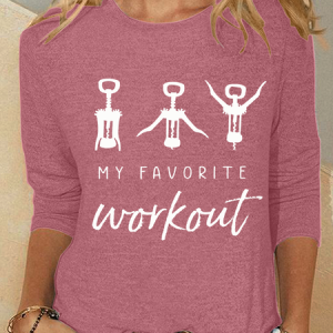 Funny Wine Saying Long sleeve Shirt, Long sleeves, Lilicloth.com