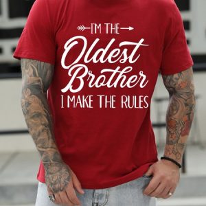 I‘M The Oldest Brother Men's T-shirt, T-shirts, Lilicloth.com