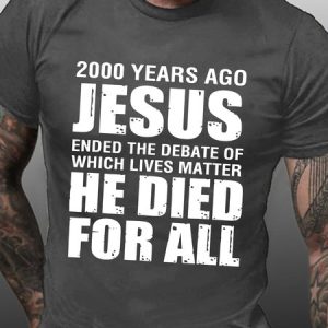 Men's 2000 Years Ago  Jesus Casual Text Letters T-Shirt, T-shirts, Lilicloth.com
