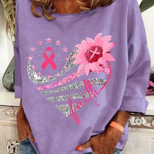 Breast Cancer Bundle In October We Wear Pink Casual Sweatshirt, Hoodies&Sweatshirts, Lilicloth.com