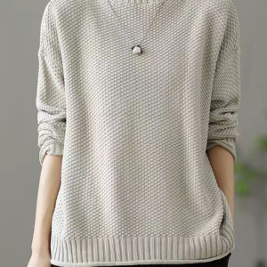 Loose Mock Neck Wool/Knitting Sweater, Sweaters, Lilicloth.com