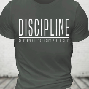 Discipline Cotton T-Shirt, T-shirts, Lilicloth.com