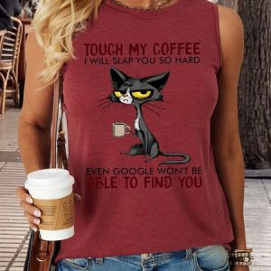 Women's Funny Letter Grumpy Cat Casual Tank Top, Tank Tops, Lilicloth.com