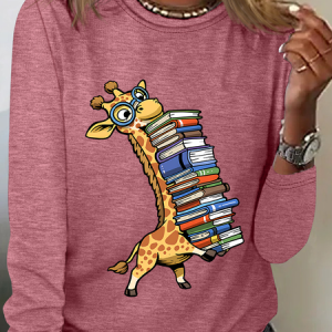 High Reader Casual Long Sleeve Shirt, Long sleeves, Lilicloth.com