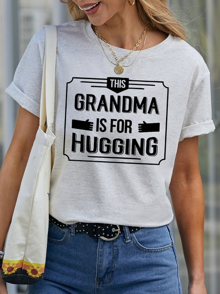 Grandma Is For Hugging Women's T-shirt, T-shirts, Lilicloth.com