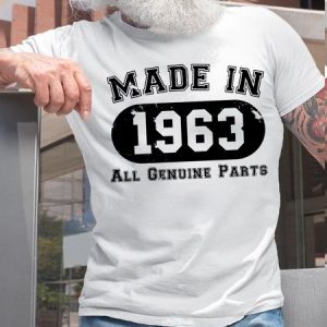 Men's Casual 1963 Great 60th birthday gift Letters T-Shirt, T-shirts, Lilicloth.com