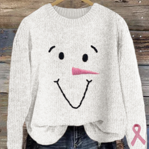 Knitted Loose Casual Maple Leaf Sweater, Sweaters, Lilicloth.com